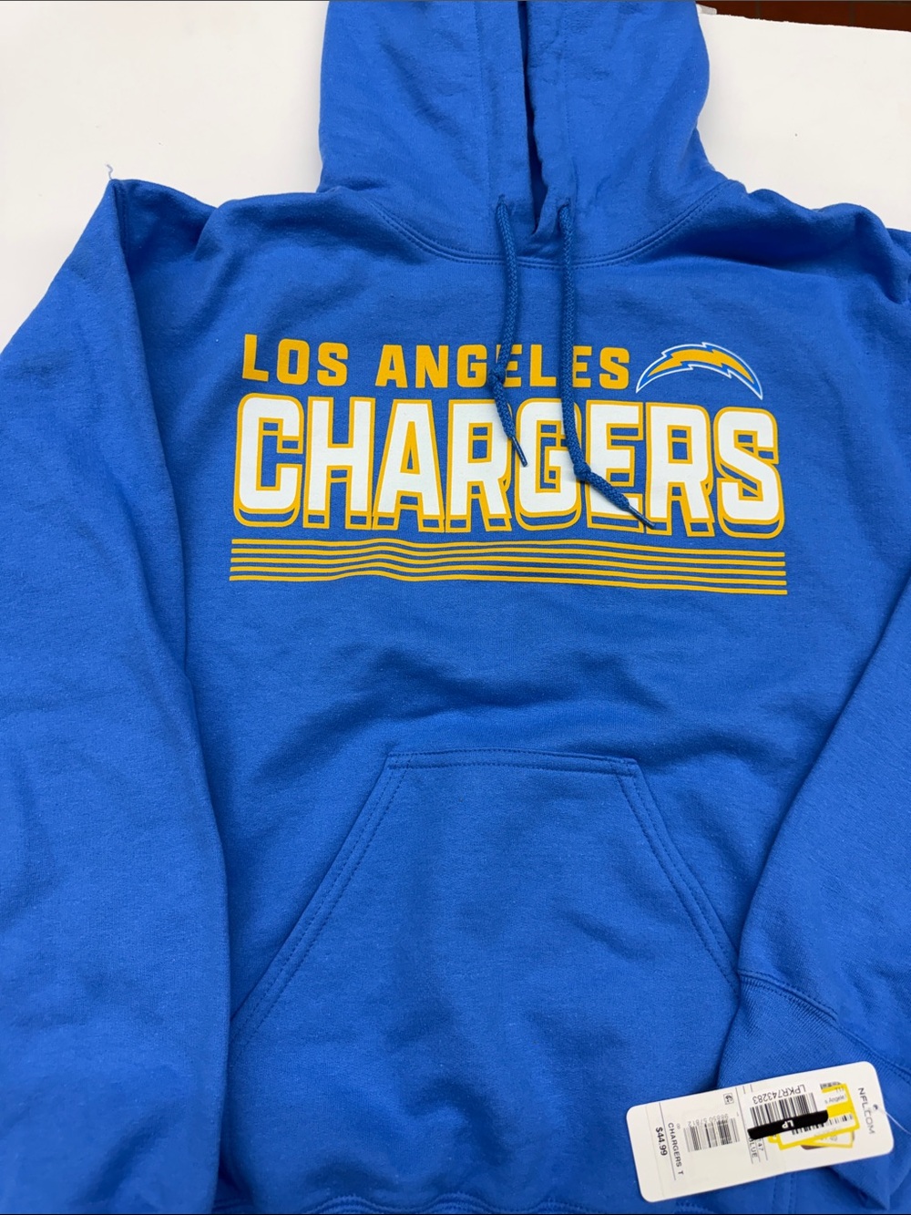 New NFL Los Angeles Chargers Hoodie Sweatshirt Small